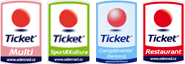Edenred | Ticket Benefits Ticket Sport+Kultura, Ticket Benefits Ticket Multi, Ticket Compliments Dárkový, Ticket Restaurant